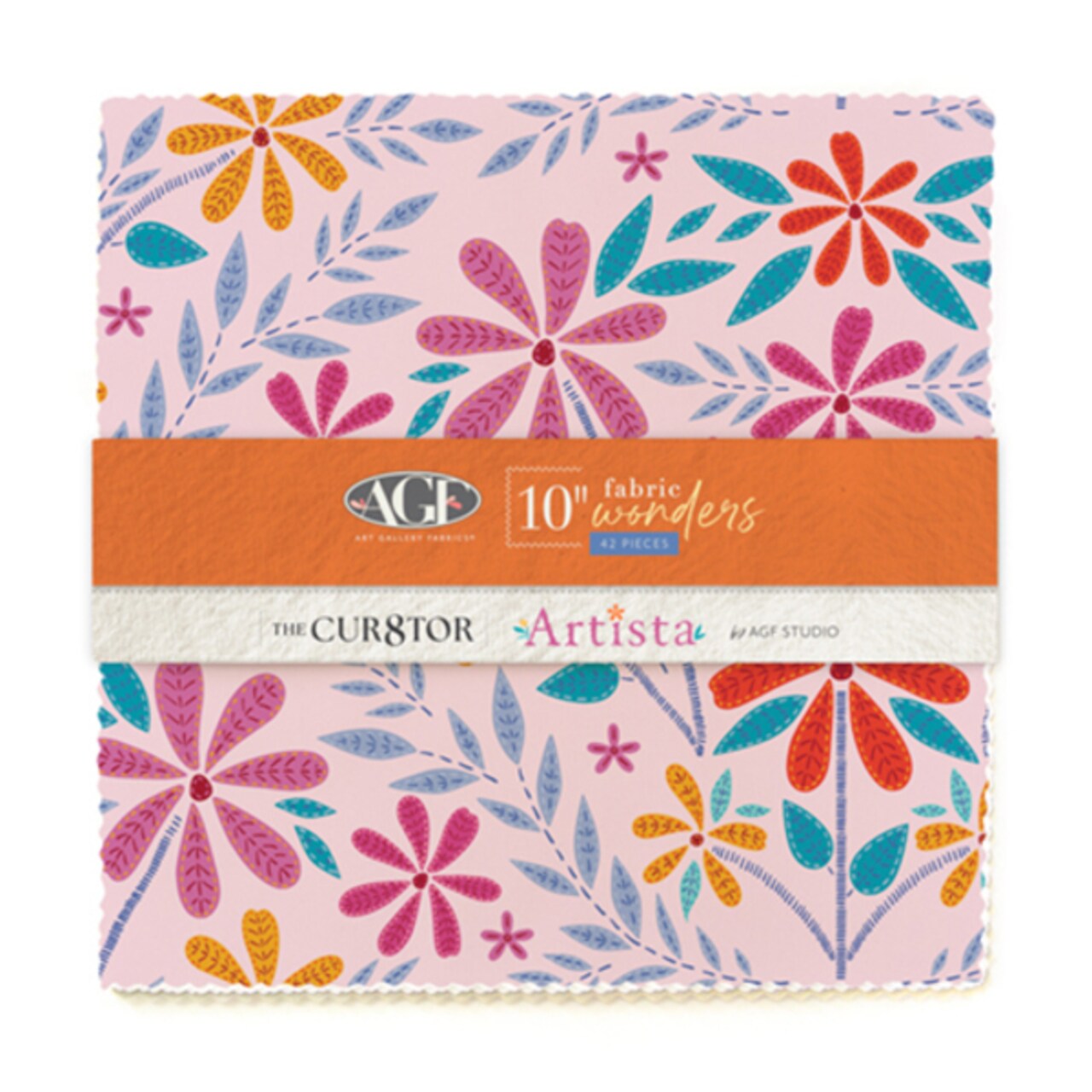 The Cur8tor 10" Square Pack (Layer Cake) in Artista by Art Gallery (10W-CUR8-AR6)